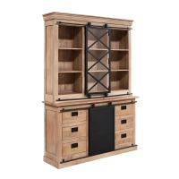 Starfurn Vitrinekast Fresno 160 cm - naturel