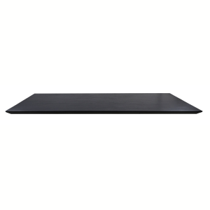 Zurich rechthoekig tafelblad 220x100x3.8 acaciahout zwart