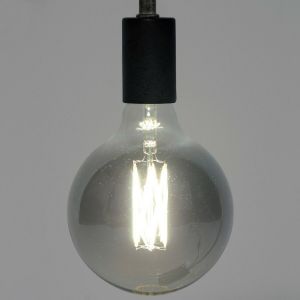 LED lamp gloeidraad bol 12,5 cm grijs
