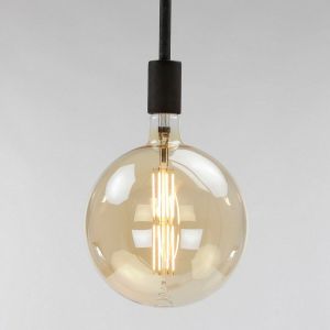 LED lamp gloeidraad bol 20 cm amber
