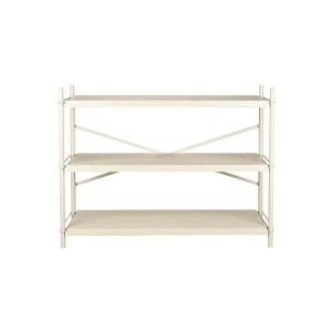 Iron wandkast laag - beige