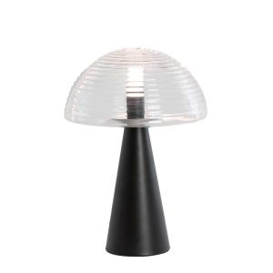 Mueda tafellamp ø30x43 cm glas helder