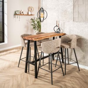 Katia bartafel acacia 125x46 cm