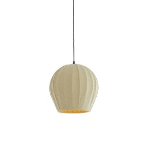 Zagori hanglamp ø24x48 cm bouclé - mintgroen