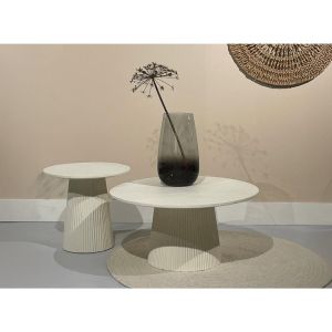 Patrice bijzettafel ø80 cm - crème