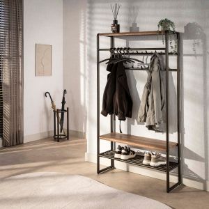 Odell garderobe 100 cm - bruin