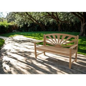 Sunburst tuinbank teak 156 cm - bruin