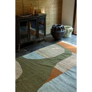Pavilion vloerkleed 160x230 cm naturel - groen/bruin