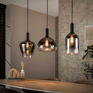 Tracy hanglamp mix 3-lichts - artic zwart