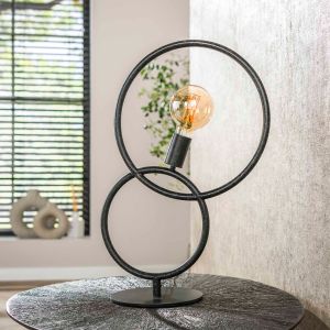 Hunter tafellamp 1-lichts - artic zwart