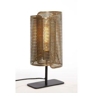 Maci tafellamp 20x13x41 cm - antiek brons/mat zwart