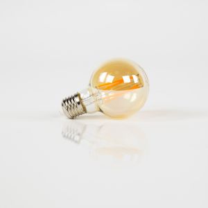 Lichtbron LED Ø7 - amberkleurig glas