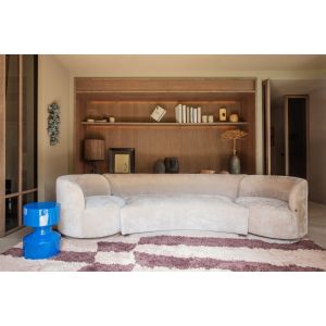 Combi-popular: bankje + fauteuil + poef