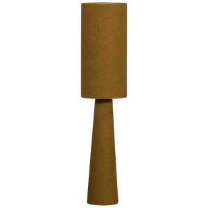 Loft vloerlamp metaal/bouclé 130xø30 cm - bruin/oranje