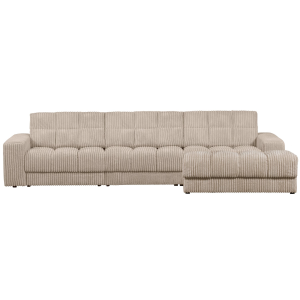 Second date chaise longue rechts grove ribstof