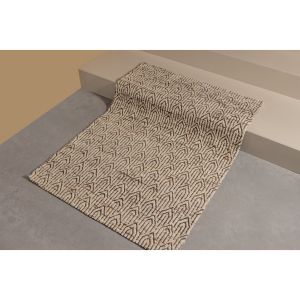 Joslin vloerkleed rond wol 170x240 cm - naturel melange
