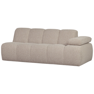 Mojo 2-zits met arm rechts bouclé