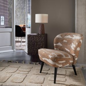 Sara fauteuil geweven camouflage - groen