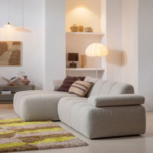 Mojo chaise longue links bouclé