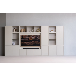 Meggy smalle opbergkast 55 cm - grenen dust