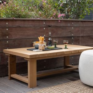 Woood Banco tuin salontafel hout - naturel