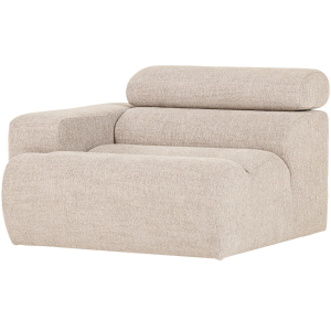 Novi 1-zits element arm links bouclé
