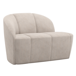 Mojo 2-zits bankje links wollig