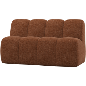 Mojo eetbank 164 cm met rugleuning wollig