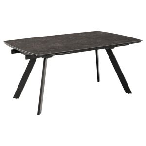 Nøra Lara uitschuiftafel 160/240x97x75 cm - zwart