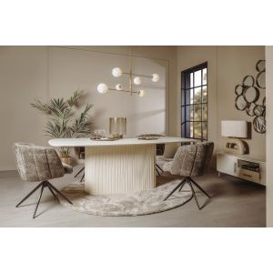 Tower Living Corbetta eettafel - 220 cm - beige