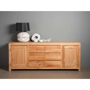 Corona dressoir - 220 cm - bruin