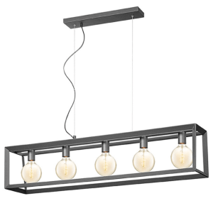 Tetto hanglamp 120x20x141 cm metaal