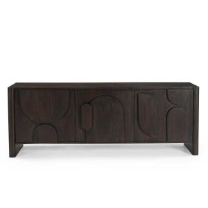 Tv-meubel Zana 150 cm - donkerbruin