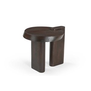 Bijzettafel Rava 50 cm - donkerbruin