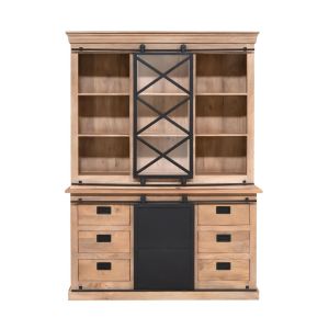 Starfurn Vitrinekast Fresno 160 cm - naturel