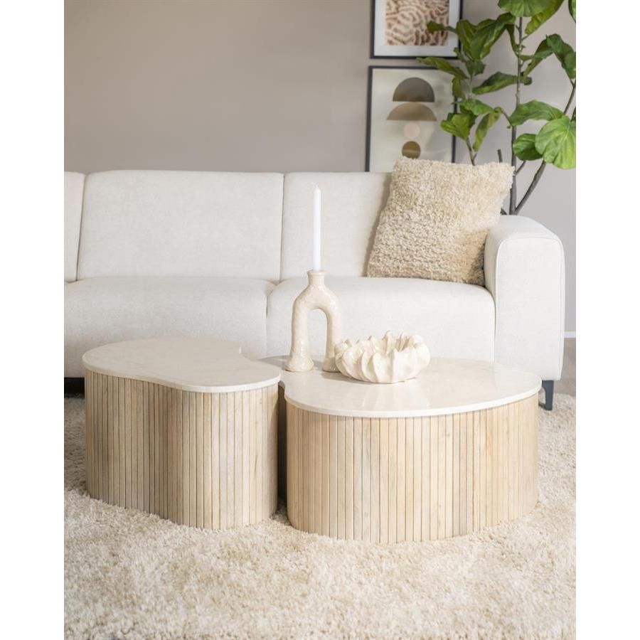 Eleonora Salontafel Kira klein - wit