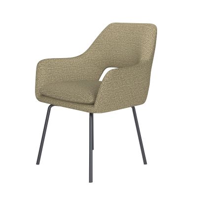 Puur Lana eetkamerstoel metaal