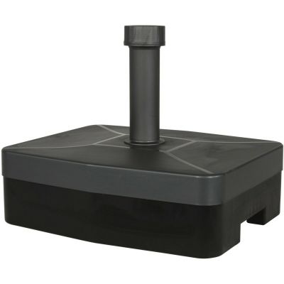 Parasolvoet kunststof vulbaar donkergrijs 40 kg