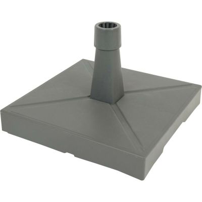 Parasolvoet beton gevuld donkergrijs 20 kg