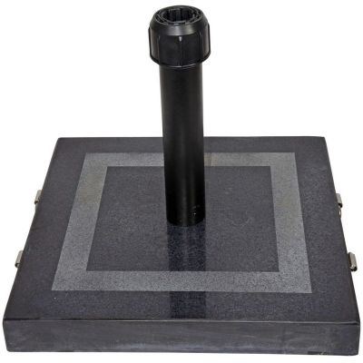 Parasolvoet vierkant graniet 30 kg
