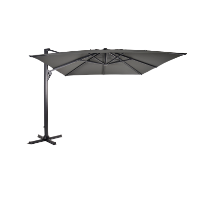 Zweefparasol Taurus 3x3mtr - grijs