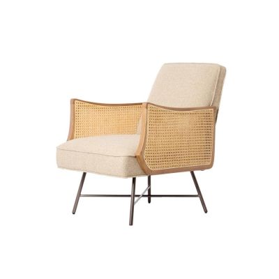 Light & Living Fiora fauteuil rotan - beige+naturel