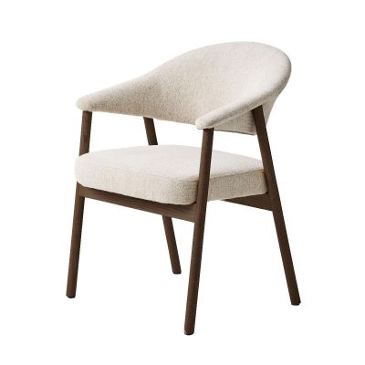 Nordic Home Tisha eetkamerstoel donkerbruin