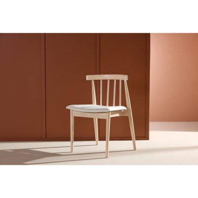 Svea Ugo eetkamerstoel - rubberhout - whitewash