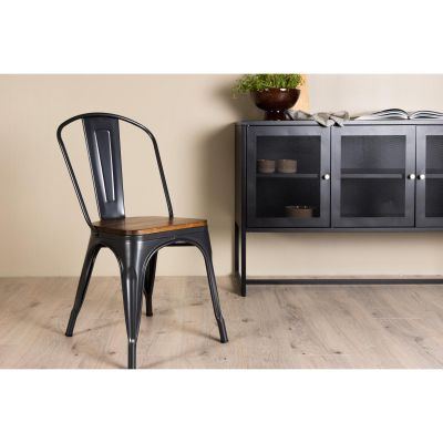 Svea Metpe eetkamerstoel - zwart