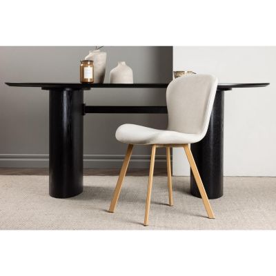 Svea Jilla eetkamerstoel - linnen - beige