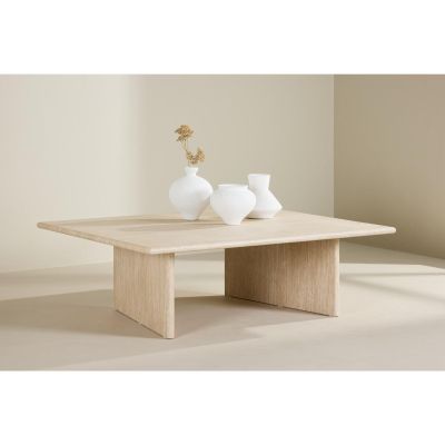 Svea Sergio salontafel - 100 x 120 - travertin look