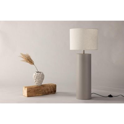 Svea Enzo ronde vloerlamp - ø40 cm - grijs