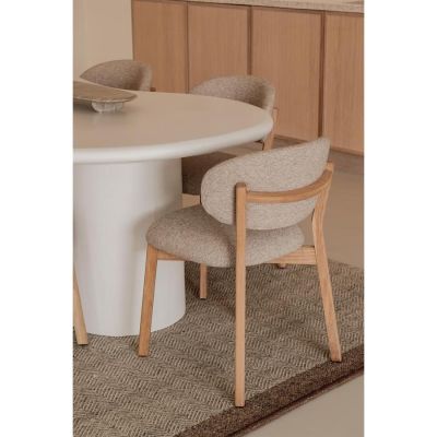 Eleonora Eetkamerstoel Mikky naturel