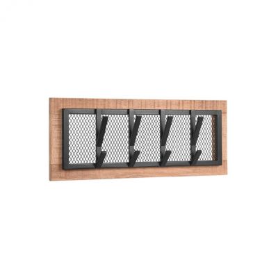 Label51 Kapstok Crude – zwart – mangohout